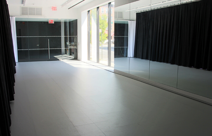 Studio A facing entrance